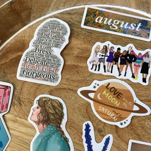 🔥5/$10 Taylor swift theme stickers x11 NEW 1989, devils roll the dice etc - Picture 4 of 7